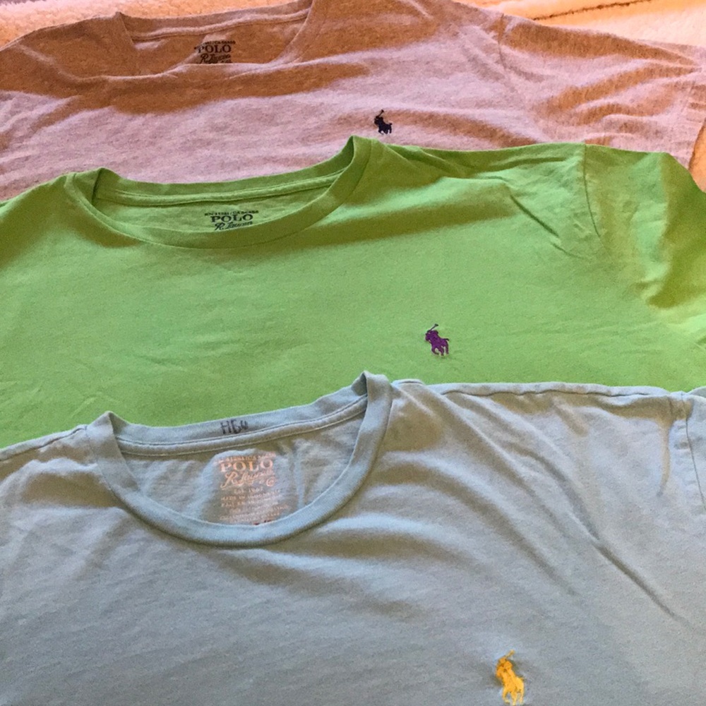 3 polo tees